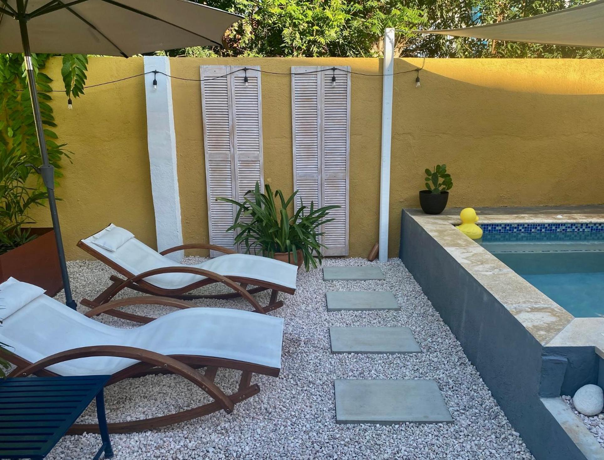 Historic Building The Palm Backyard Studio-Apartment Willemstad, Curacao Feel Home Away From Home Exteriér fotografie